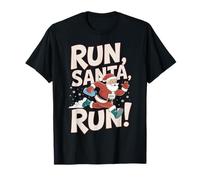 Run Santa Run Natale Corsa Maglietta