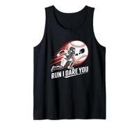 Run Steal I Dare You Baseball Softball Catcher Sport Fan Canotta