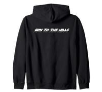 Run to the Hills | 1980 musica canzone anni '80 Iron Felpa con Cappuccio