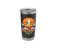 Run Trails Retro Country Running Ultra Maratoneta Bicchiere termico in acciaio inox doppia parete