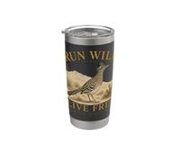 Run Wild Live Free New Mexico Bicchiere termico in acciaio inox doppia parete