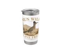 Run Wild Live Free New Mexico Bicchiere termico in acciaio inox doppia parete