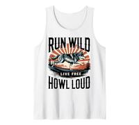 Run Wild Live Gratis Ululare Forte Lupo Canotta