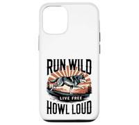 Run Wild Live Gratis Ululare Forte Lupo Custodia per iPhone 12/12 Pro