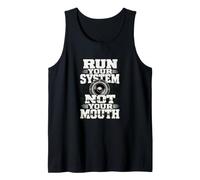 Run Your System Not Your Mouth - Stencil per autoradio Canotta