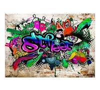 Runa Art Carta da parati fotografica street art graffiti 352 x 250 cm Vello Sfondo Murale XXL Moderne Decorazione Soggiorno Camera De Letto Sala Ufficio Colorato 9218011c