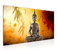 Runa Art Quadri Moderni Budda Tela Non Tessuta Soggiorno Corridoio Rilassare Zen Arancia 500312b