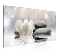 Runa Art Quadri Moderni Fiori Tulipani 1 Pezzo L'Immagine Tela Non Tessuta Soggiorno Corridoio Spa Zen Grigio 506012a
