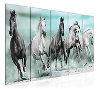 Runa Art Quadro Cavalli Stampa D'Arte Tela Non Tessuta Decorazione Murale Soggiorno Camera Da Letto 014156b