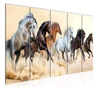 Runa Art Quadro Cavalli Stampa D'Arte Tela Non Tessuta Decorazione Murale Soggiorno Camera Da Letto 032556a