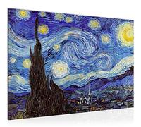 Runa Art Quadro Vincent Van Gogh Moderni Murale - Made In Germany - Notte stellata L'arte Corridoio 040515a