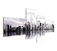 Runa Art Quadro XXL New York City 200 x 100 cm Stampa D'Arte Murale Tela Non Tessuta Decorazione Soggiorno Camera Da Letto 029541c