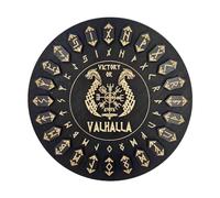Runa di divinazione in legno - Set di dischi e rune artigianali da in legno da 25 pezzi | Forniture per streghe con iscrizioni immortali, strumenti artigianali multifunzionali per