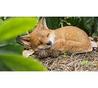 RUNADI Hi-Line Gift Ltd Fox Pup - Statua che dorm