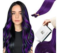 RUNATURE Extension Cheratina Capelli Veri I Tip 55cm Viola 25 Ciocche 25g #Purple