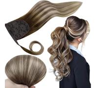 RUNATURE Extension Coda Capelli 35cm 70g Balayage Castano Biondo #3/8/22