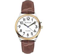 RUNCAR Orologio parlante in inglese americano che parla l'ora chiara e forte, data e ora della sveglia, voce grande e chiara orologio parlante da donna per anziani, ipovedenti o non vedenti, orologio