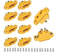RUNCCI-YUN 10Pezzi XT60E-M connettore RC Batteria Lipo Connettor Montabile Connettore Maschio Spina XT60 per RC Modello Multicopter