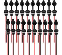 RUNCCI-YUN 20 Pz USB-C USB tipo C femmina per montaggio a pannello connettore,impermeabile Pigtail cavo USB C connettore USB C femmina connettore micro USB Tipo C a saldare