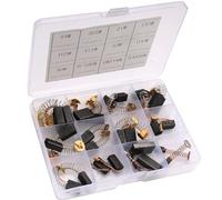 RUNCCI-YUN 24Pezzi 12 modelli Carbonio Spazzole,Spazzole di Carbone Per Utensili Elettrici,Carbonio Spazzole Riparazione Parte,Sostituzione Della Spazzola di Carbone Per Generico Motore Elettrico