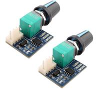 RUNCCI-YUN 2PZ PWM Regolatore di velocità della ventola, DC 0-12V PWM Regolatore della ventola 4Pins PC CPU Manopola di controllo della velocità del regolatore per Il Telaio del Pc del Computer