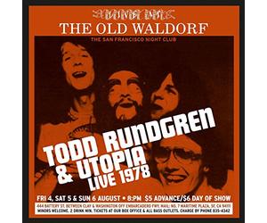 Rundgren Todd & Uto - Live At The Old Waldorf San Francisco