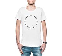 Rundi Imperfetto Cerchio Uomo T-Shirt Bianco Dimensioni M - Men's T-Shirt White