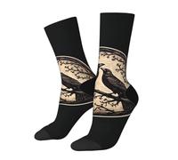 Rune Scandinave Del Corvo Nero Vichingo Donna Uomo Calzini Sportivi Traspiranti Calzini Termici Termici Calze Da Trekking Per Running Camminate Escursionismo