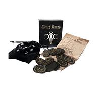 Rune - Set di 14 carte di tarocchi, in legno nordico, fatto a mano, per meditazione, divinazione, stelle e artigianato magico