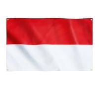 Runesol Bandiera Indonesia, 91 x 152 cm, 4 occhielli, Isra e Mi'raj, Capodanno lunare, Imlek, Sang Saka Merah-Putih, Bendera Merah-Putih
