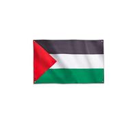 Runesol Bandiera Palestina, 91x152 cm, Bandiera Palestinese, 4 Occhielli in Ogni Angolo, Giornata della Solidarietà, Bandiere Alta Qualità, Interni, Esterni