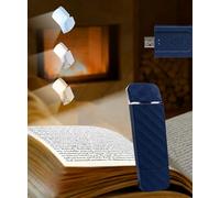 Runesol Luce per Lettura Libri a Letto Ricaricabile USB Marina, 5 LED Lampada da Lettura per Libro Notturna, 80h Portatile Booklight con Clip, Ideale per Amanti dei Libri, Viaggi, Bambini x Marina