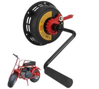 Runfarr Gruppo avviamento a Strappo per Moto per Mini Bici Coleman B200R CT200U 200cc, Senza relè Motore GX160 con avviamento a Strappo, Nero