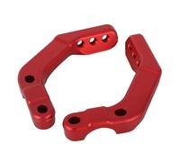 Runfarr Kit di Montaggio Paramani Moto,Staffe Universali Paramani Supporto Paramani Morsetto di Protezione Manubrio 28mm-Rosso