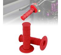 Runfarr Manopole Moto,Manopole Manubrio Moto 22mm per Surron Talaria Sting E-Ride PRO SS/S Electric Dirt Bike KLX XR CRF SSR YZ TTR RMZ Enduro Motocross Pit Bike Dirt Bike-Rosso