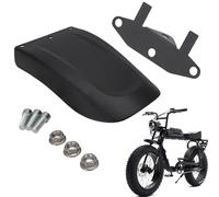 Runfarr Parafango Anteriore della Moto + Staffa di Montaggio Parafango Anteriore,Kit Parafango Anteriore Moto per Bici elettrica Super 73