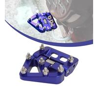 Runfarr Pedale Freno Posteriore Moto Pedana Punta Pieghevole CNC per 125 150 250 300 450 500 501 Te TX TC FC FX Fe SX SXF XC XCF EXC EXCF MC MCF Enduro Supermoto Dirt Bike Blu