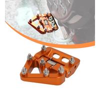 Runfarr Pedale Freno Posteriore Moto Pedana Punta Pieghevole CNC per 125 150 250 300 450 500 501 Te TX TC FC FX Fe SX SXF XC XCF EXC EXCF MC MCF Enduro Supermoto Dirt Bike Arancione