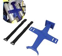 Runfarr Supporto Forcella Moto,Trasporto Protezione Forcelle Moto,Supporto Sospensione Blocca Forcelle Moto per Pit Dirt Bike Motocross Supermoto Enduro-Blu