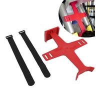Runfarr Supporto Forcella Moto,Trasporto Protezione Forcelle Moto,Supporto Sospensione Blocca Forcelle Moto per Pit Dirt Bike Motocross Supermoto Enduro-Rosso