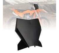 Runfarr Tabella Portanumero Moto,Targa Anteriore Moto in Plastica ABS Ricambio per 125/250/300/350/500 SX SX-F XC XC-F 2023-2024 Nero