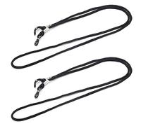 RUNFENG 2 Pezzi 70cm Catenella Occhiali Uomo,Donna Cordini per Occhiali da Vista, Catena Occhiali da Antiscivolo,Nero Catena Occhiali Sole per la Maggior Parte Degli Occhiali