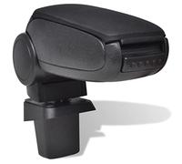 Runheo Bracciolo auto per Suzuki SX4 dal 2007 in poi, con vano portaoggetti, nero, alloggiamento in ABS, coperchio imbottito, per sedile del conducente e del passeggero, comodo bracciolo per la vita