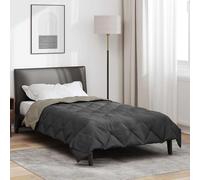 Runheo Coperta estiva in microfibra, 220 x 135 cm, traspirante, facilmente lavabile, con trapuntata, per camera da letto, equilibra la temperatura, delicata sulla pelle, colore: grigio chiaro e