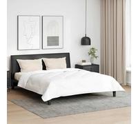 Runheo Cuscino con cuscino, 2 pezzi, bianco, 40 x 80 cm, imbottitura in piuma, traspirante e lavabile, supporto ergonomico per chi dorme sulla schiena, sulla pancia e sul fianco, morbido e