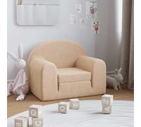 Runheo Divano letto per bambini in morbido peluche con rivestimento sfoderabile, 52 x 90 x 40 cm, imbottito, versatile come poltrona per bambini e mini divano letto per giocare e dormire comodamente