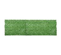Runheo Frangivista per balcone, con foglie verdi, 600 x 150 cm, resistente ai raggi UV, impermeabile, protezione dal vento con tessuto e polietilene, per giardino, terrazza e balcone, protezione
