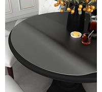 Runheo Pellicola da tavolo opaca in PVC, spessore 1,6 mm, rotonda, diametro 80 cm, antigraffio e impermeabile, ideale come protezione per pavimento, per tavolo da pranzo, ufficio, tavolino da caffè