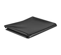 Runheo Pellicola per laghetto in PVC nero, 1 x 6 m, 0,5 mm, altamente elastico, resistente agli strappi, resistente ai raggi UV, per laghetti da giardino, con accessori come pompa, filtro, tubo