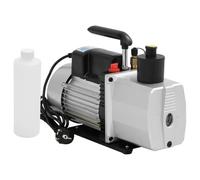 Runheo Pompa a vuoto a 2 stadi, 100 l/min, alloggiamento in alluminio, 220 V, 375 W, per accessori di climatizzazione e raffreddamento con vetro di controllo dell'olio e maniglia per il trasporto per